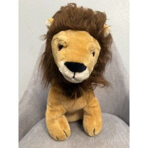 Vintage Carnival Fair Lion Plush 14" Superior Toy Novelty Korea Kitschy Oddity